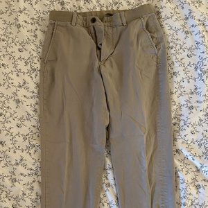 Uniqlo tan chinos khakis casual pants